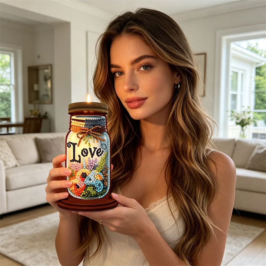 Candle Supplies Europe - Portavelas con motivos de amor, regalo