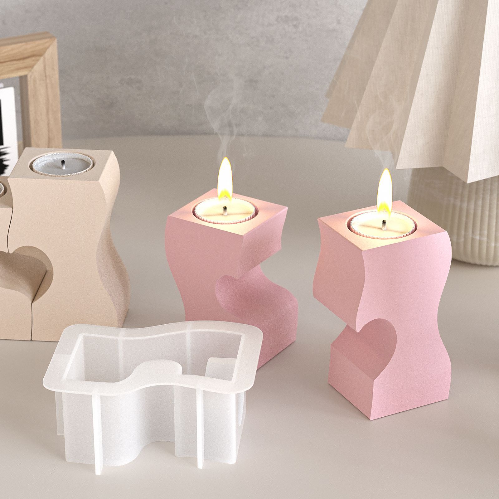 S corazón candelabro moldes de - Candle Supplies Wholesale reseña y precio