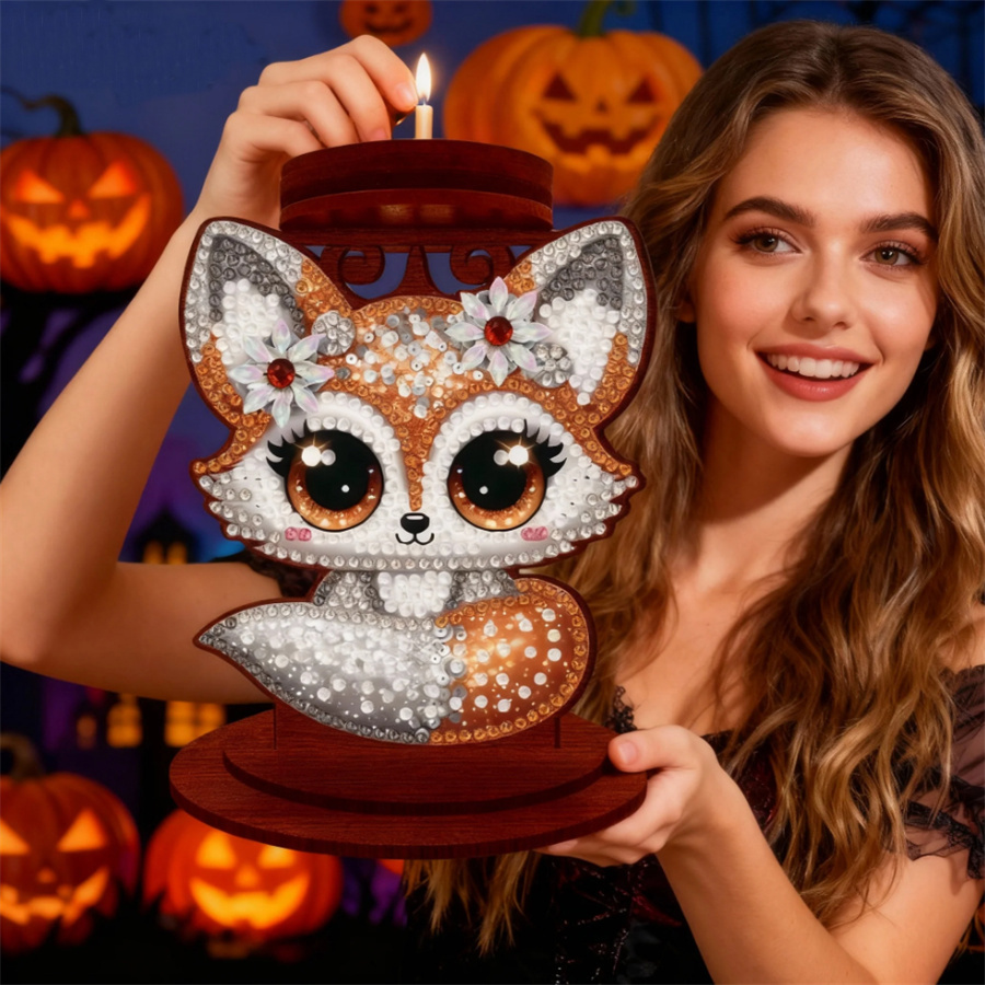 Portavelas con forma de zorro, - Candle Supplies Europe reseña y precio