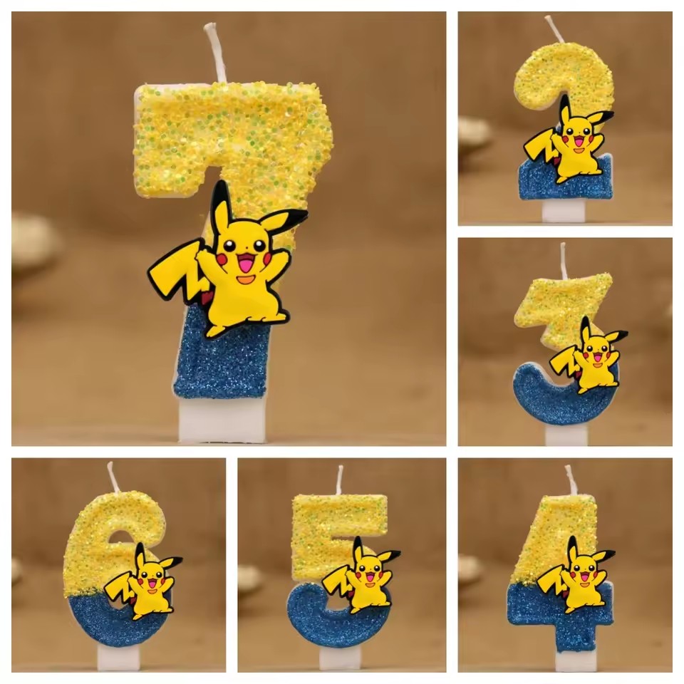 Velas de Pokémon de dibujos an - Candle Surprise reseña y precio