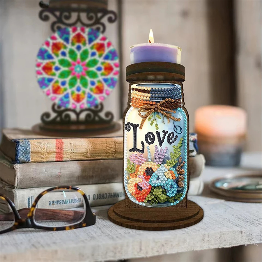 Portavelas con motivos de amor - Candle Supplies Europe reseña y precio