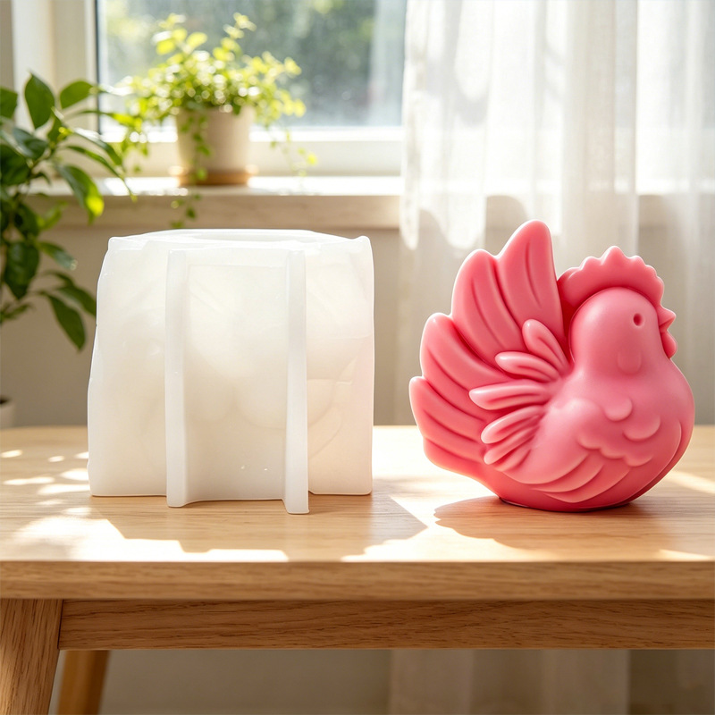 Molde de silicona de gallina d - Candle Supplies Wholesale reseña y precio