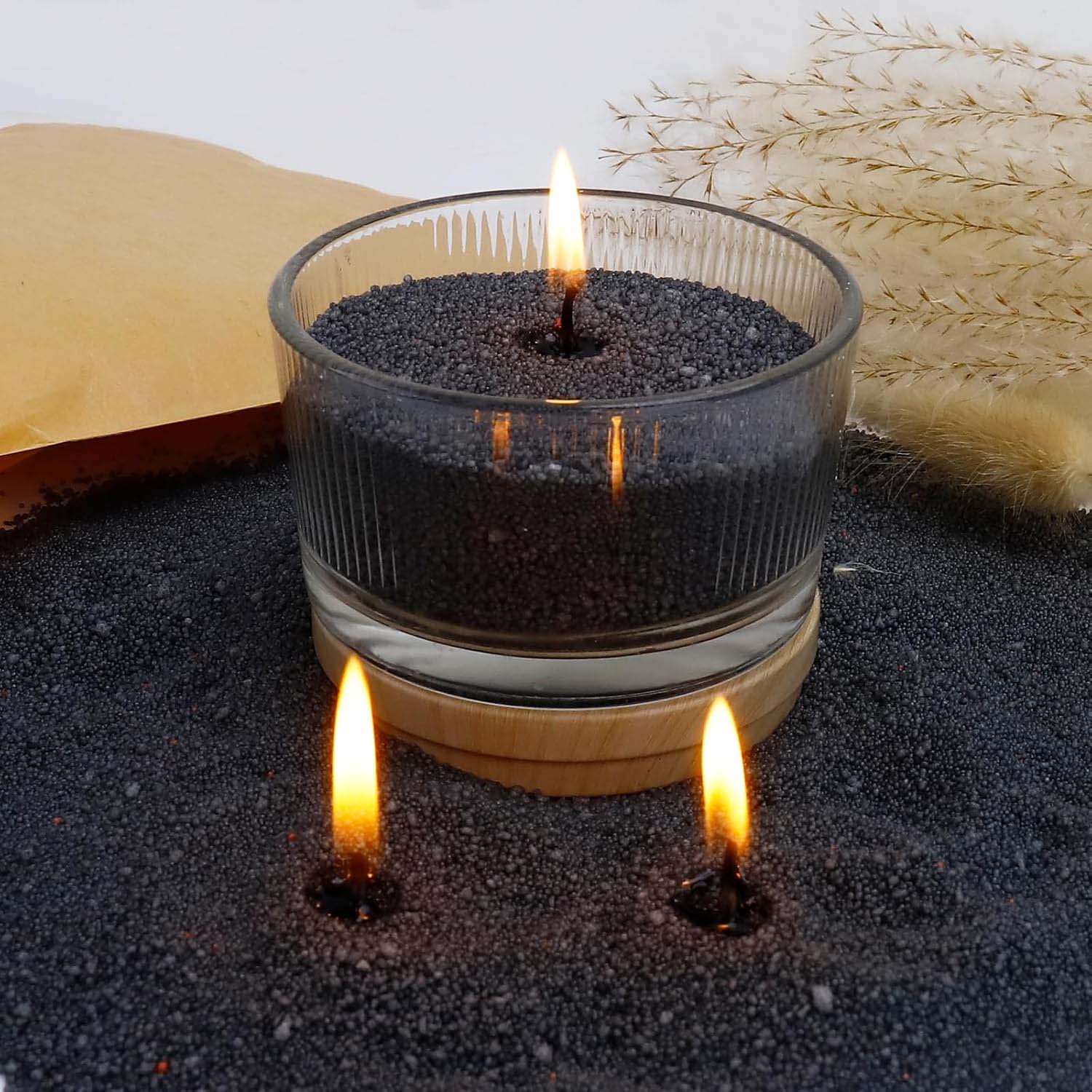 Arena Negra para Velas con Mec - Candle Supplies Wholesale reseña y precio