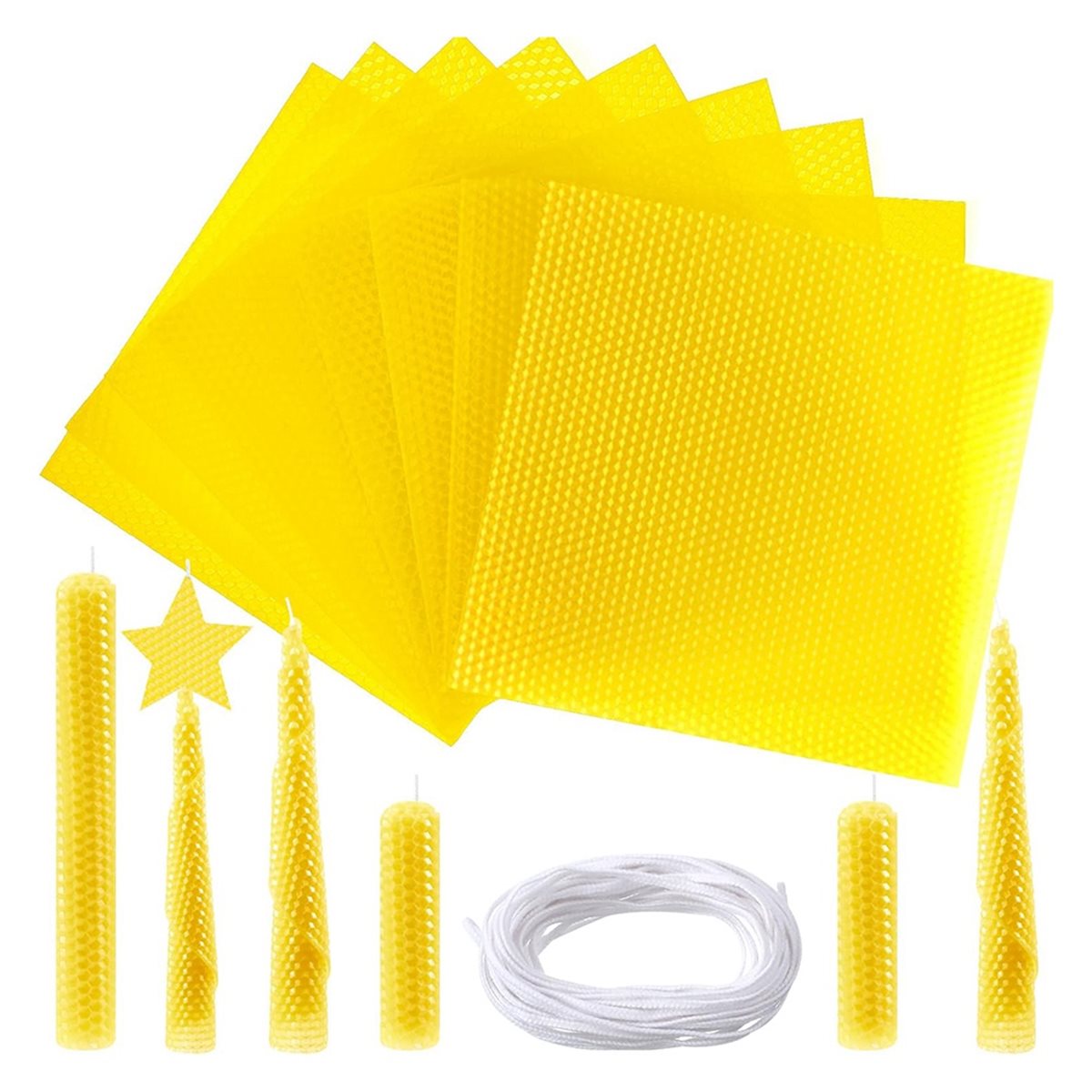 Kit de Fabricación de Velas de - Beeswax Sheet Roll reseña y precio
